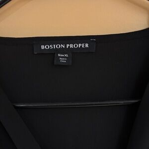 Boston Proper Classic Black Top